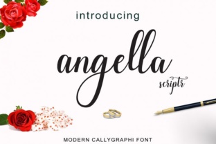 Angella: A Handwritten Typeface for Elegant Branding