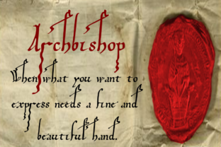 Archbishop Font: A Historic Script for Modern Crafters