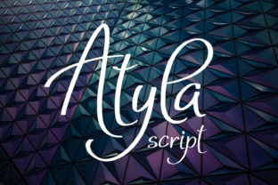 Atyla: A Modern Script Font for Web Design