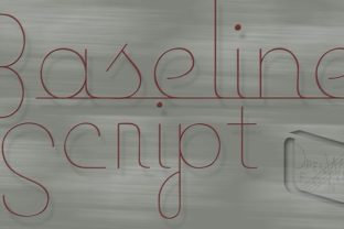 Baseline Script: A Sleek Typeface for Modern Brands