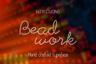 Beadwork: A Rhinestone-Inspired Font for Bold Campaigns