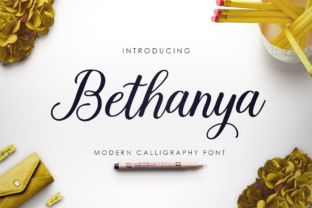 Bethanya: A Modern Script Font for Elegant Branding