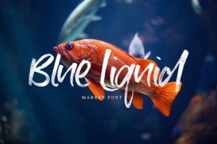 Blue Liquid Font: A Crafter’s Guide
