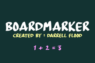 Board Marker Font for Playful Web Design