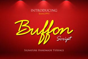 Buffon: A Handcrafted Script Font for Makers