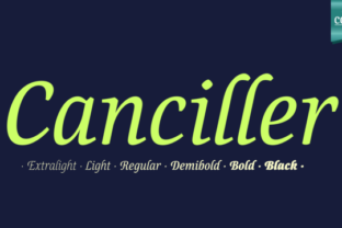 Canciller Family: A Fresh Script Typeface