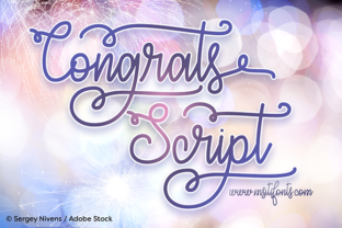 Congrats Script: A Modern Typeface for Digital Design