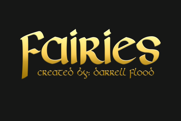 Fairies Typeface: Elegant Celtic Style for Editorial Design