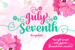 July Seventh: A Handmade Script Font for Editorial Design