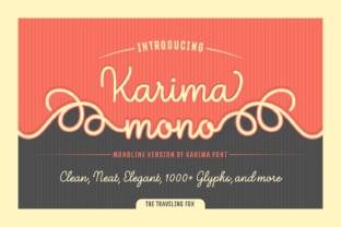 Karima Mono: A Versatile Script Typeface for Editorial Design