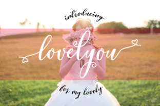 Lovelyou: A Modern Script Font for Editorial Design