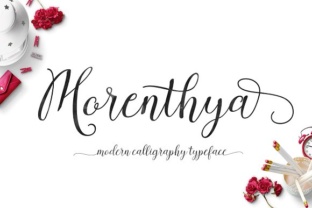 Morenthya: A Handwritten Font for Makers