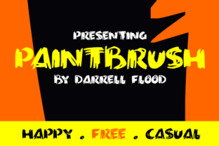 Paintbrush Font: A Casual Typeface for Bold Brands