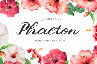Phaeton: A Handwritten Typeface for Editorial Design