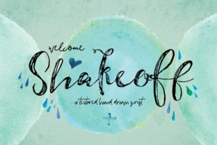 Shakeoff: A Handcrafted Script Font for Editorial Design