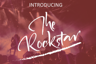 The Rockstar: A Handwritten Brush Font for Bold Branding