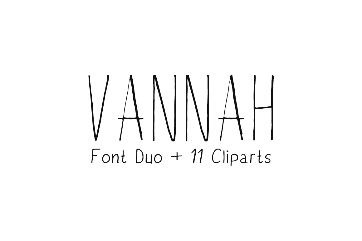 Vannah Font Duo: A Handmade Typeface for Warm Branding