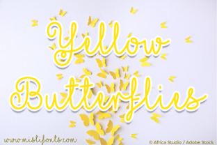 Yellow Butterflies Font: A Branding Upgrade